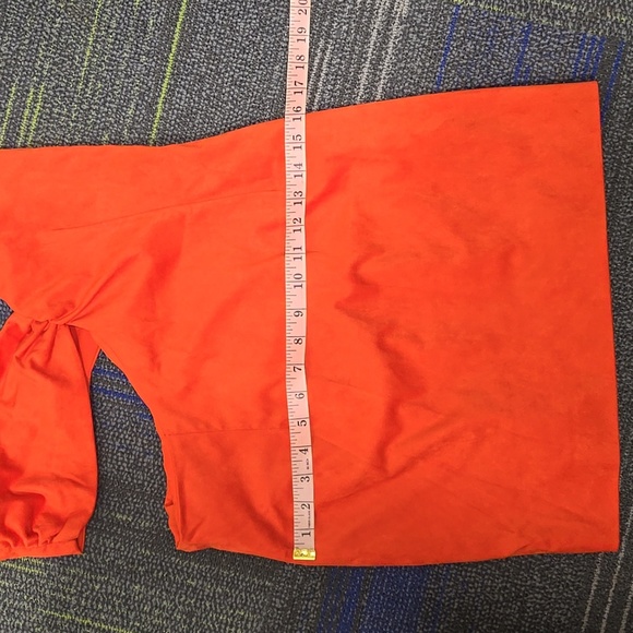 For Love & Lemons-"Gloria" Suede Asymmetrical Cutout Dress-Size Medium - Picture 8 of 16